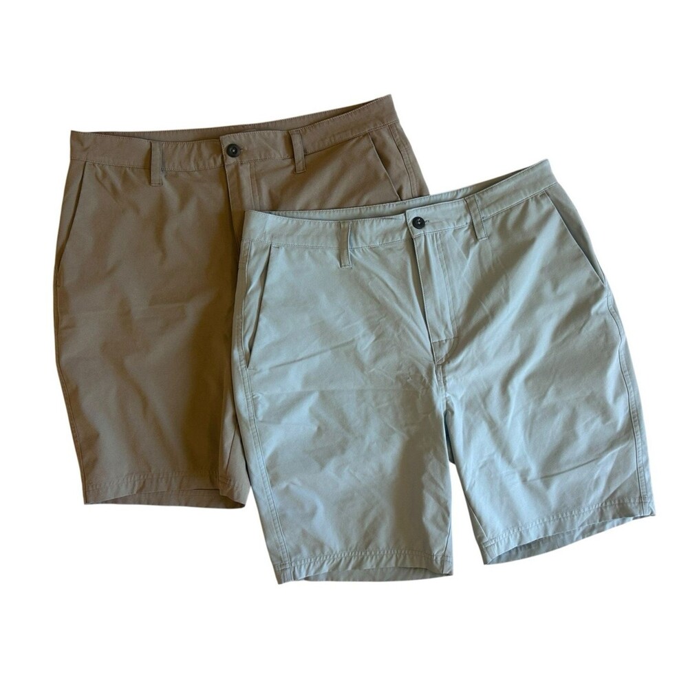 SAXX Go To Town 2N1 Shorts Mens 32 BUNDLE BallPark Pouch Lined Stretch Golf